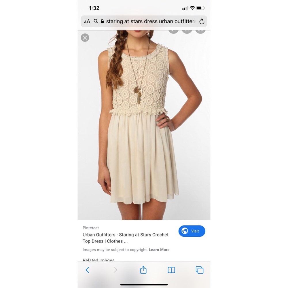 Staring at Stars crochet top tank dress